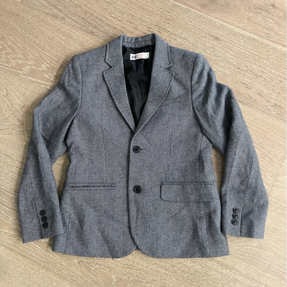Textured-weave jacket